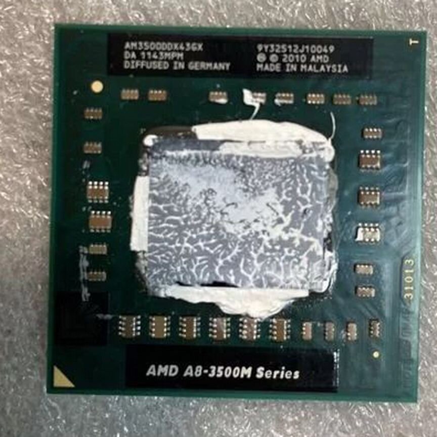 Процессор AMD a8-3500m