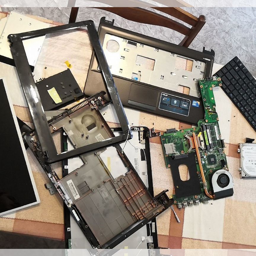 Asus K42F, X42F Разбор запчасти
