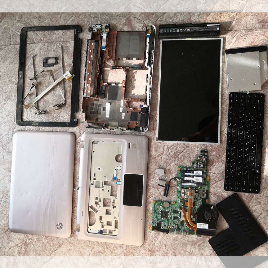 Hp dv6 3057er разбор запчасти