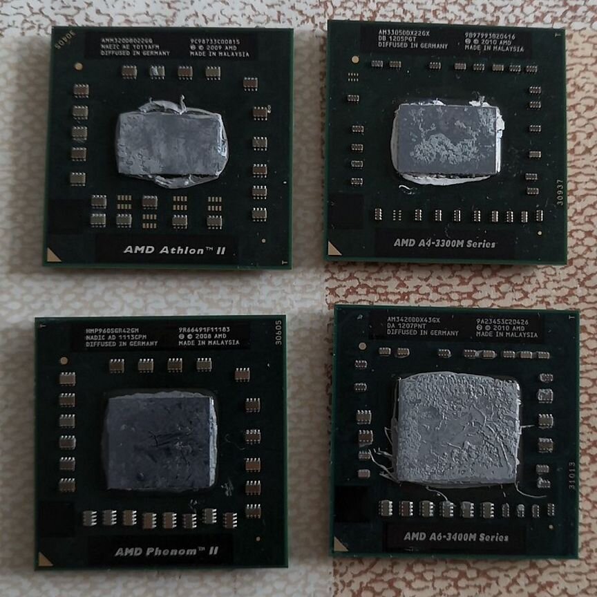 Процессоры для ноутбука amd