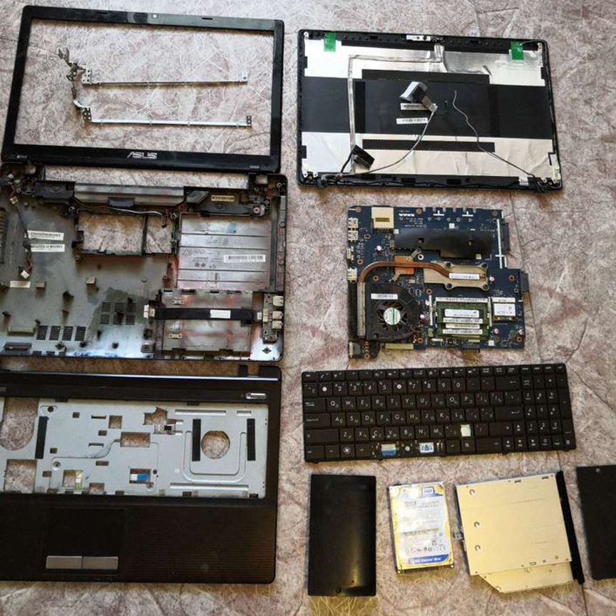 Asus x53b разбор запчасти