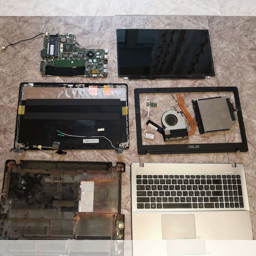 Asus x550d разбор запчасти