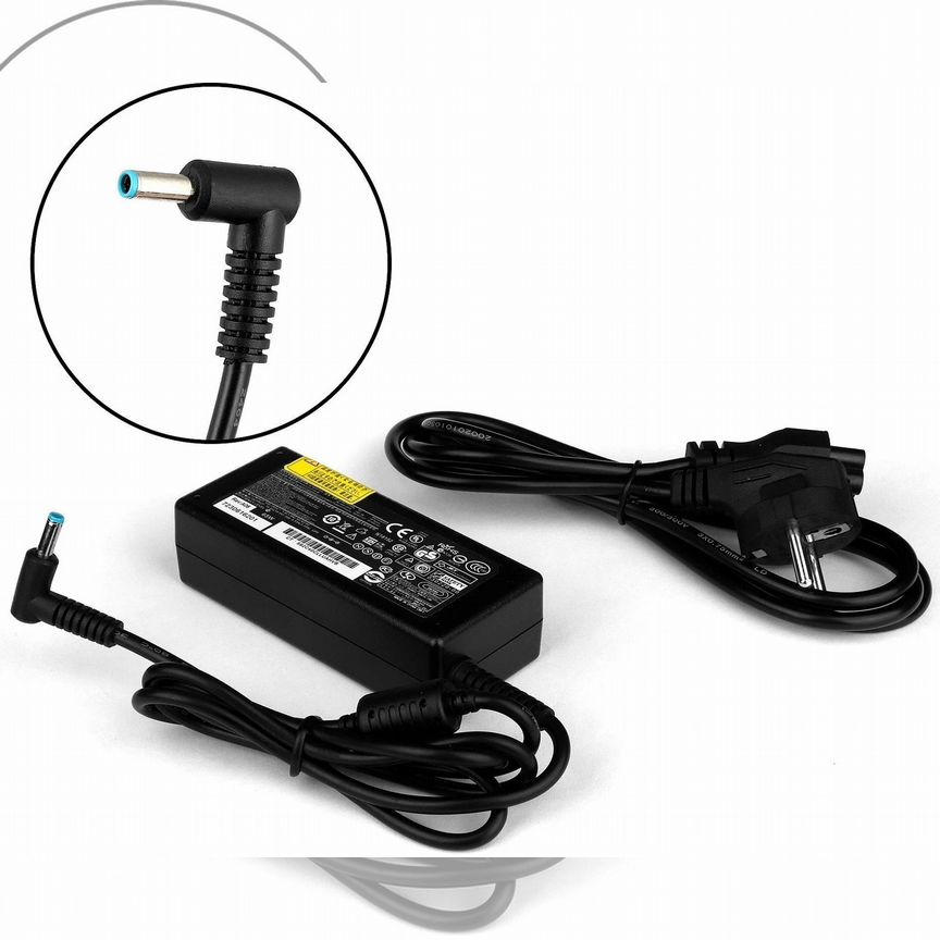 Блок питания для ноутбука hp 65w тонкий штекер с и