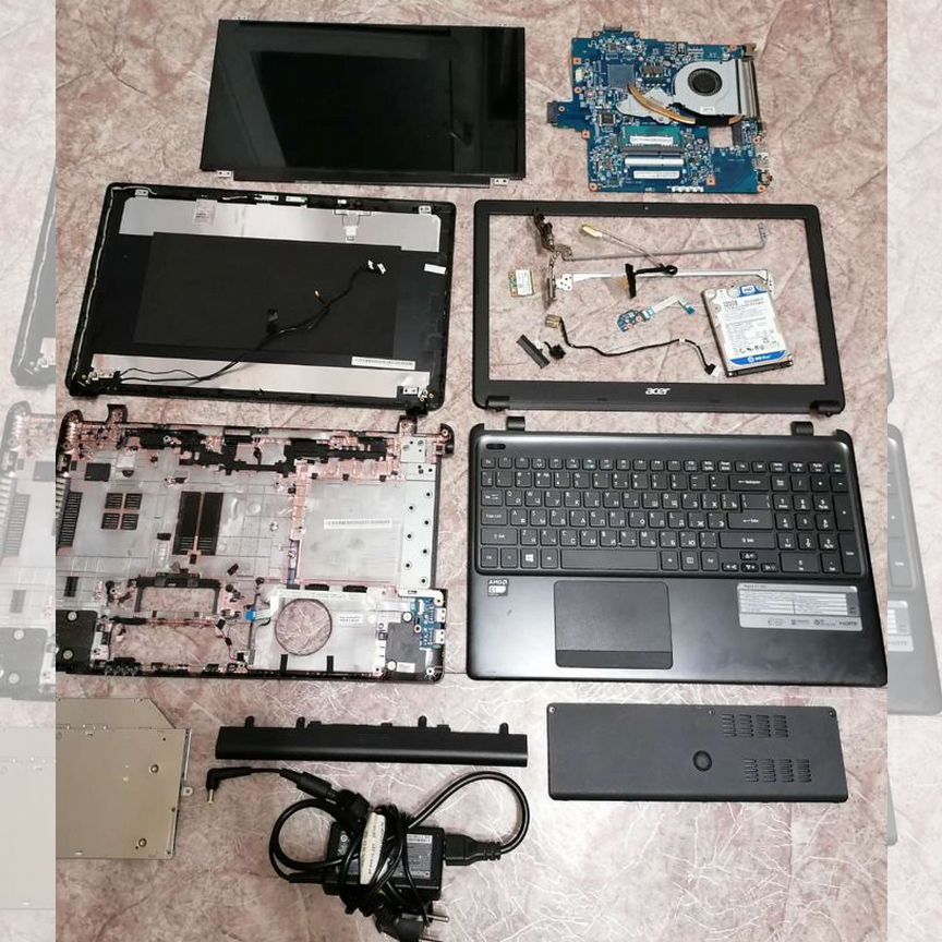 Acer E1-522 Разбор ремонт запчасти