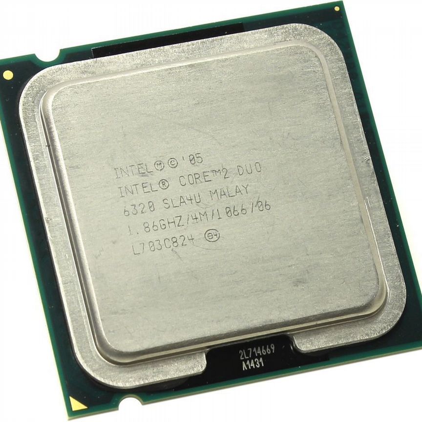 Процессор intel core 2 duo 6320 Сокет: plga775