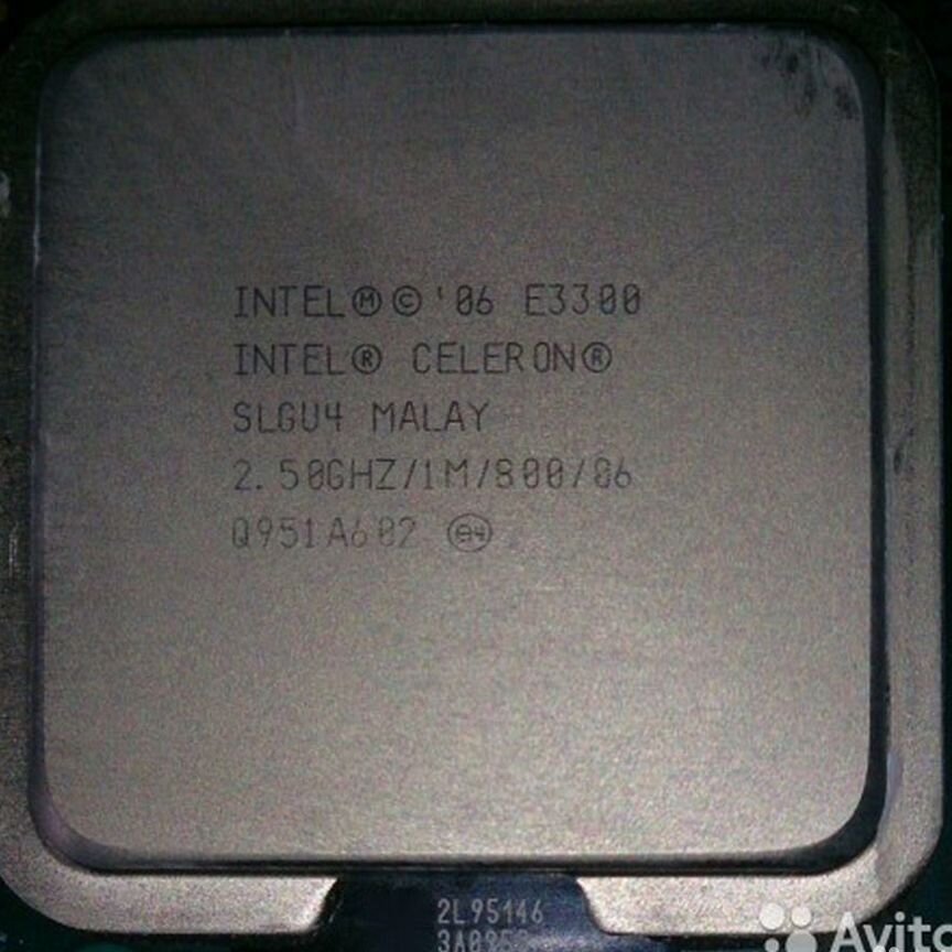 Процессор Intel celeron e3300 775
