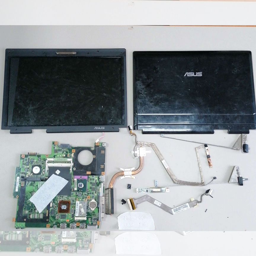 Ноутбук Asus x50sl, X50, X59S Разбор ремонт