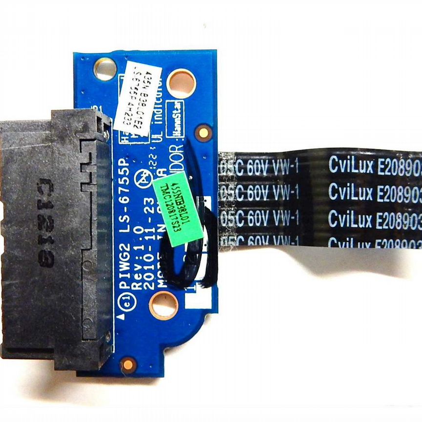 Плата DVD привода Lenovo G570, G575 piwg2 LS-6755P