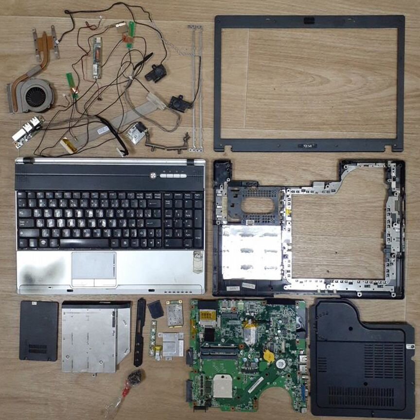 MSI MS-163B Разбор Ремонт Запчасти