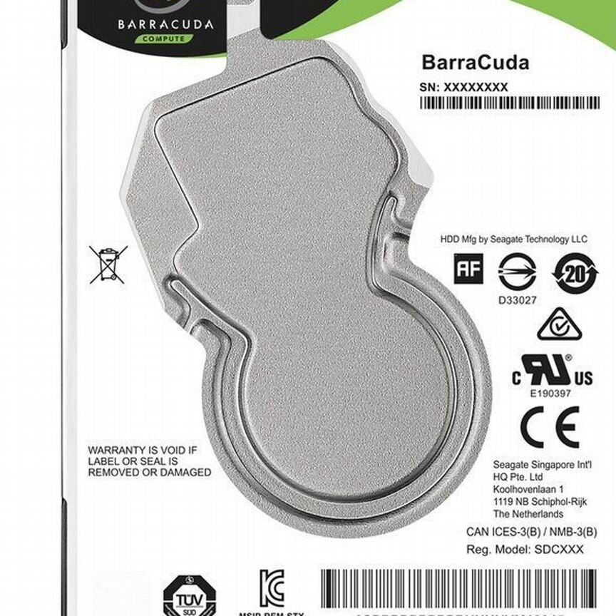 Жесткий диск (HDD) Seagate 500Gb Barracuda, 2.5"