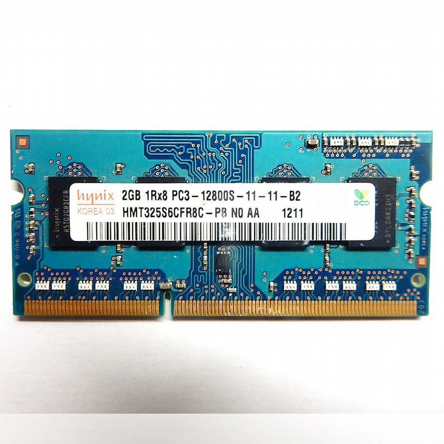 Hynix 2GB 1Rx8 PC3-12800S-11-11-B2