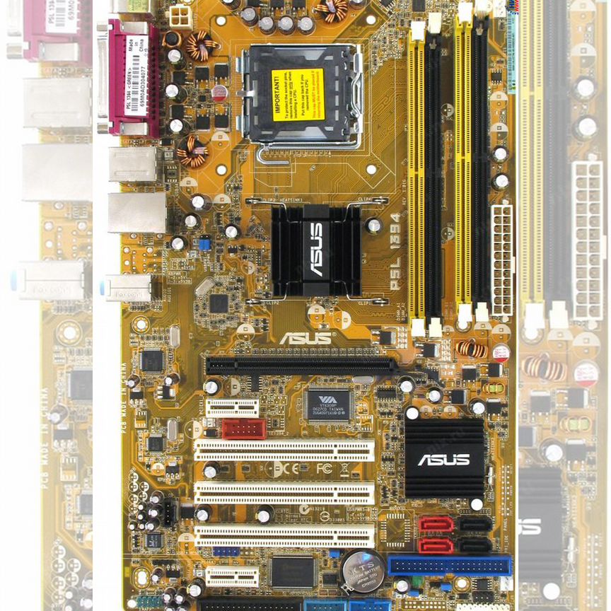 Материнская плата asus P5L 1394