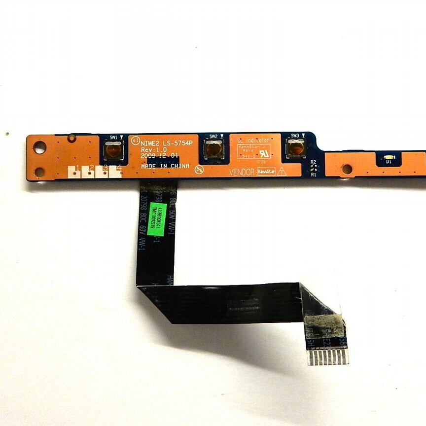 Плата кнопки включения G560 G565 Z565