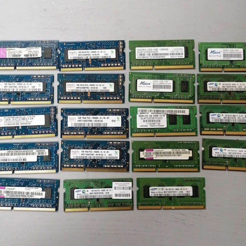 Оперативная память 1гб ddr3