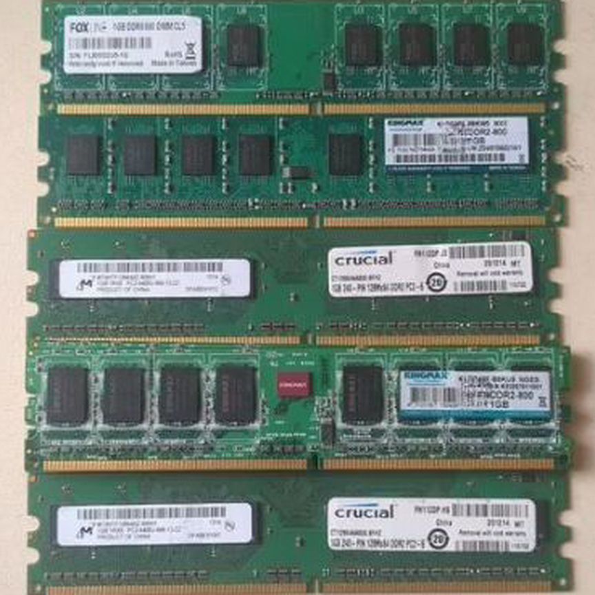 Оперативная память ddr2 1гб для пк