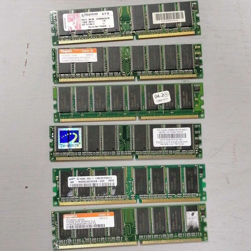 Оперативная память ddr1 512 mb