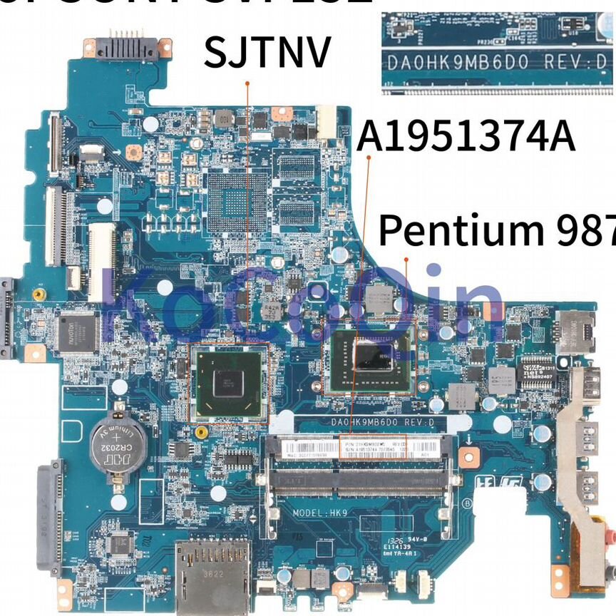 Материнская плата DA0HK9MB6D0 для Sony SVF152