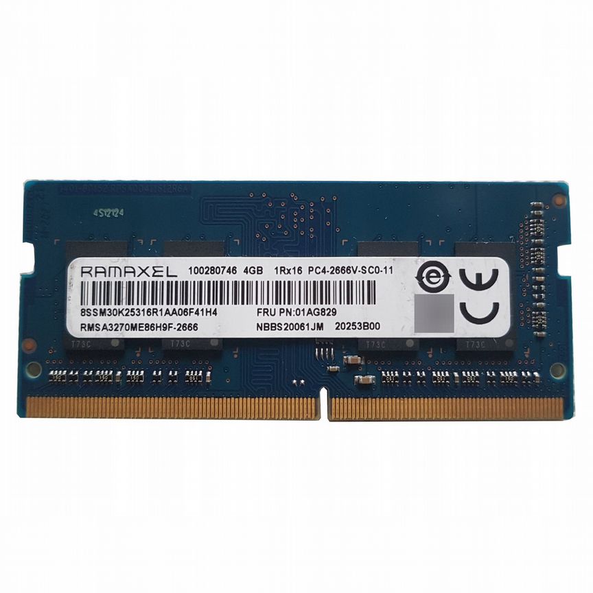Ramaxel 4GB DDR4 PC4-2666V-SC0-11 sodimm Memory