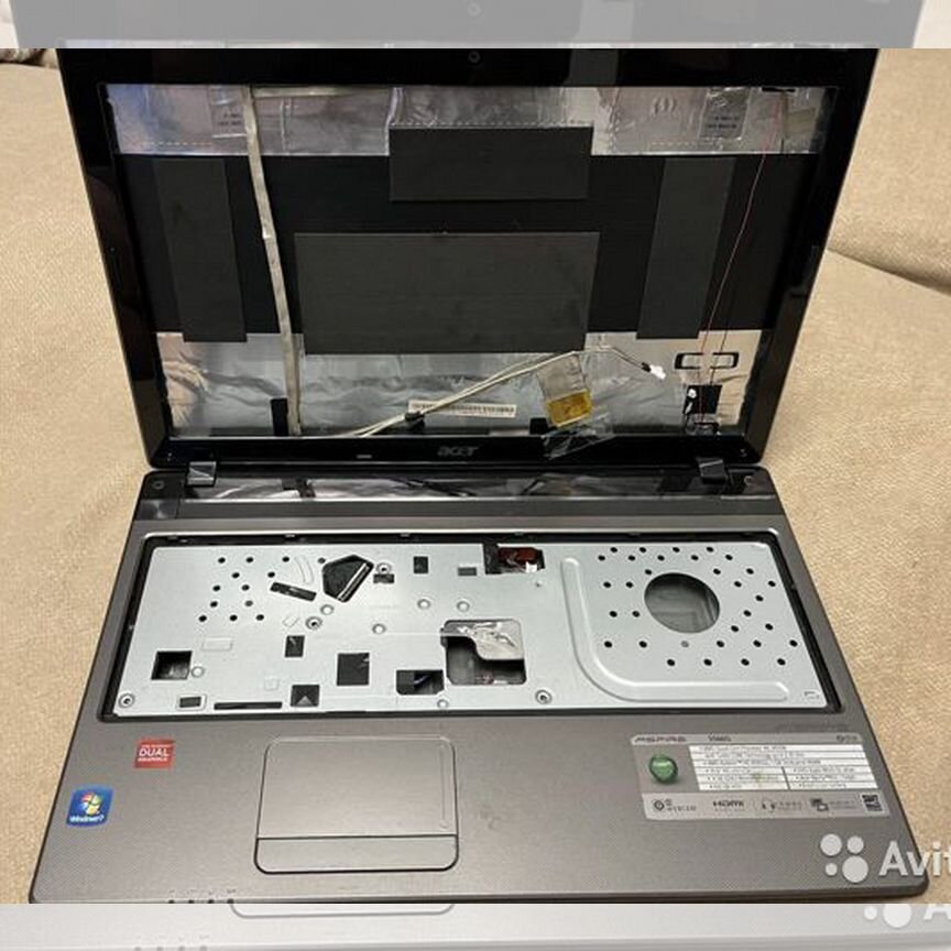 Корпус разбор ремонт Acer 5560, 5560G, MS2319