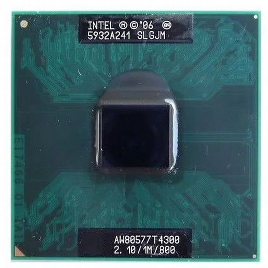 Intel Pentium T4300 / socket P / slgjm