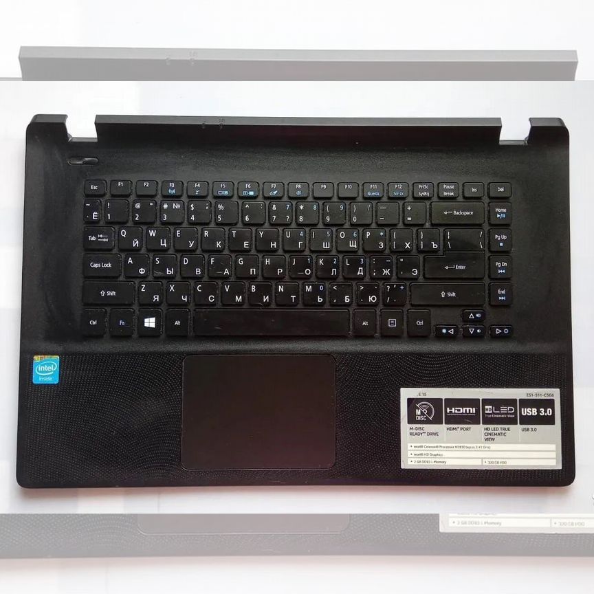 Топкейс(верхняя часть корпуса) Acer ES1-522