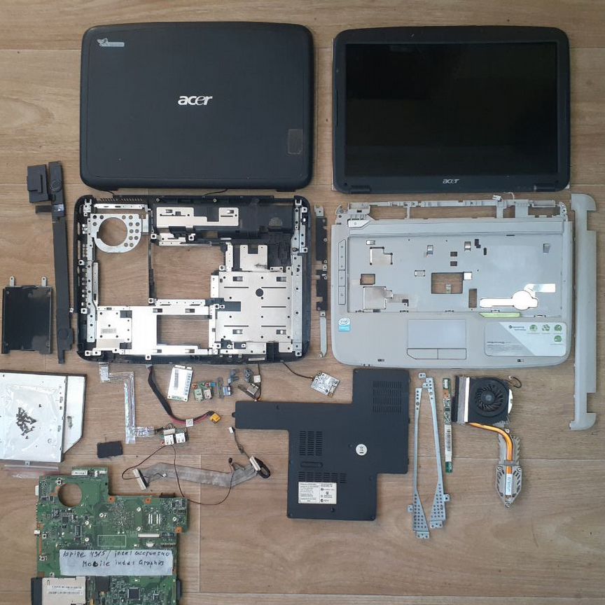 Acer Aspire 4315 Разбор Ремонт Запчасти