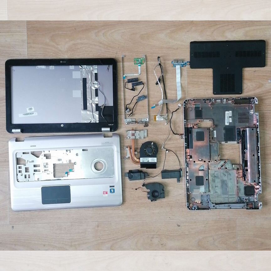 Hp pavilion dv7-4050er корпус запчасти