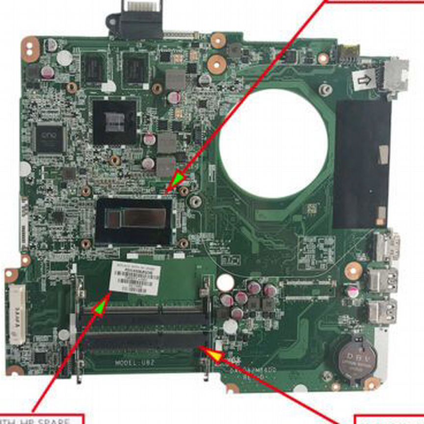 Материнская плата для ноутбука hp 15-n i5-4200