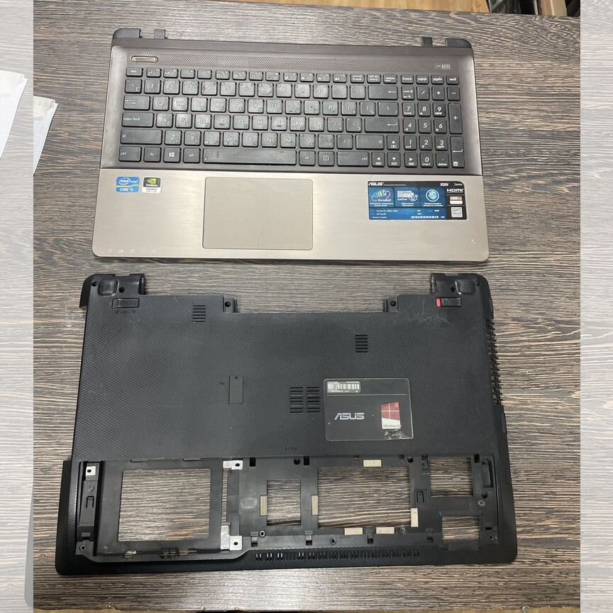 Ноутбук asus K55VD Разбор Ремонт Запчасти