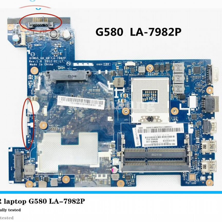 Материнская плата la-7982p Lenovo g580