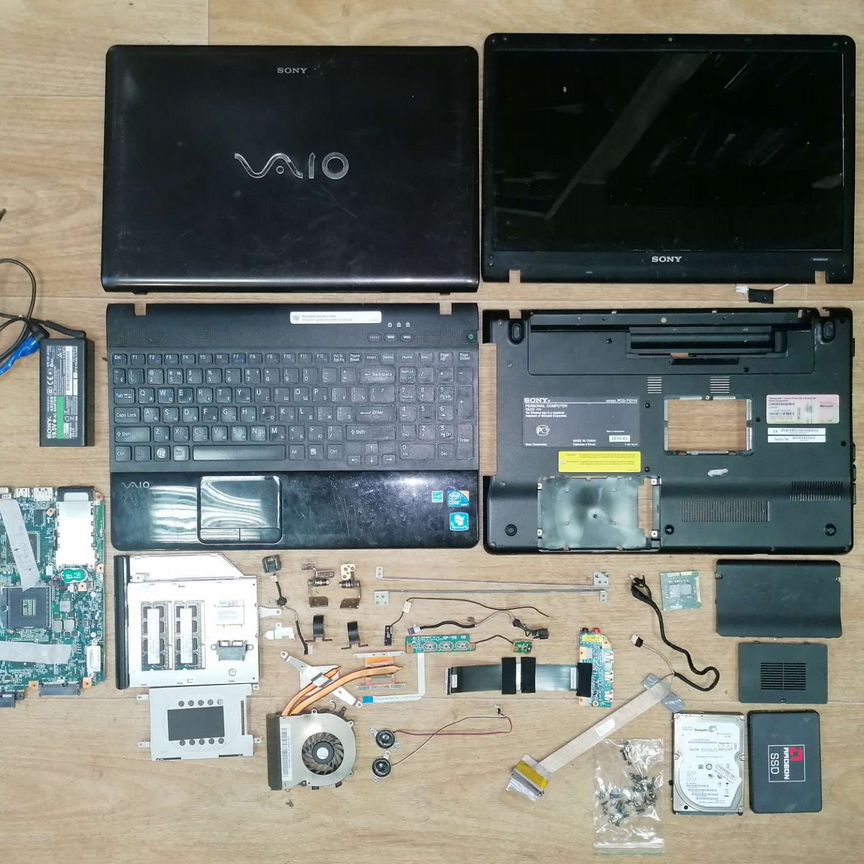 Sony PCG-71211V Разбор Ремонт Запчасти