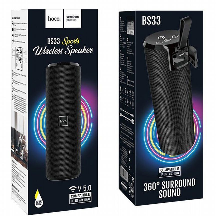 Портативная колонка bluetooth hoco BS33 Voice spor