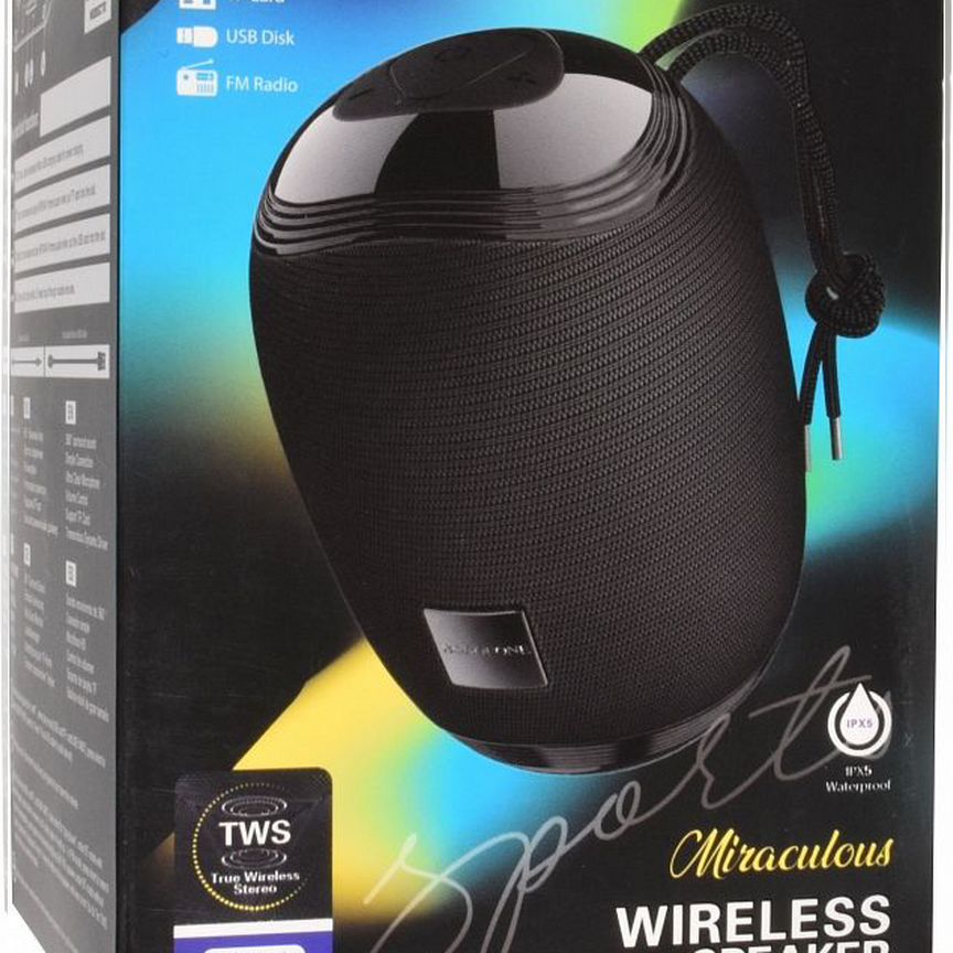 Портативная bluetooth колонка Borofone BR6 черная