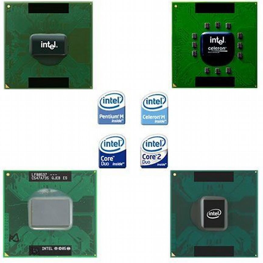 Процессоры для ноутбуков Intel