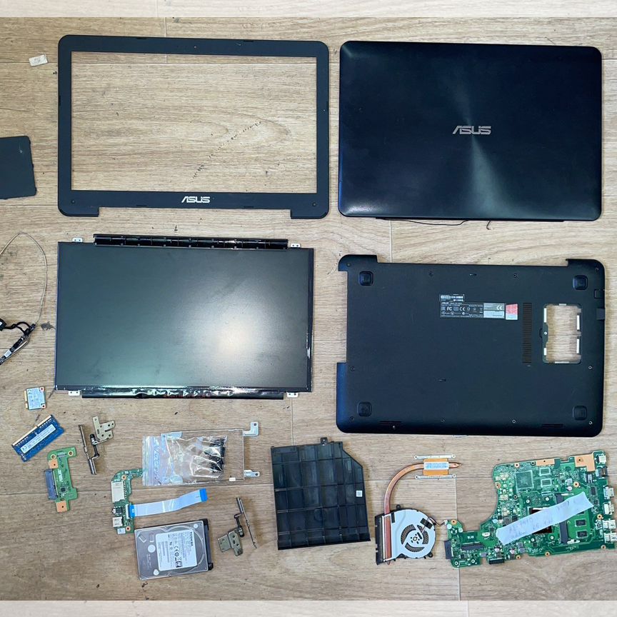 Asus X555Y Разбор запчасти ремонт