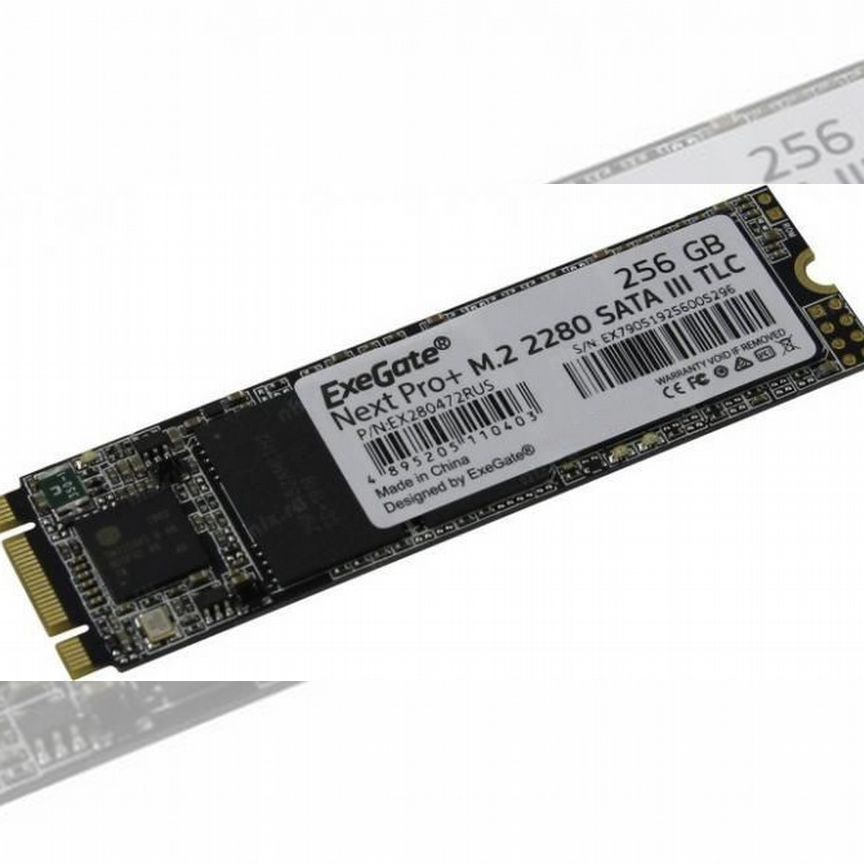 256 гб Внутренний SSD диск Exegate M.2 NextPro+ SA