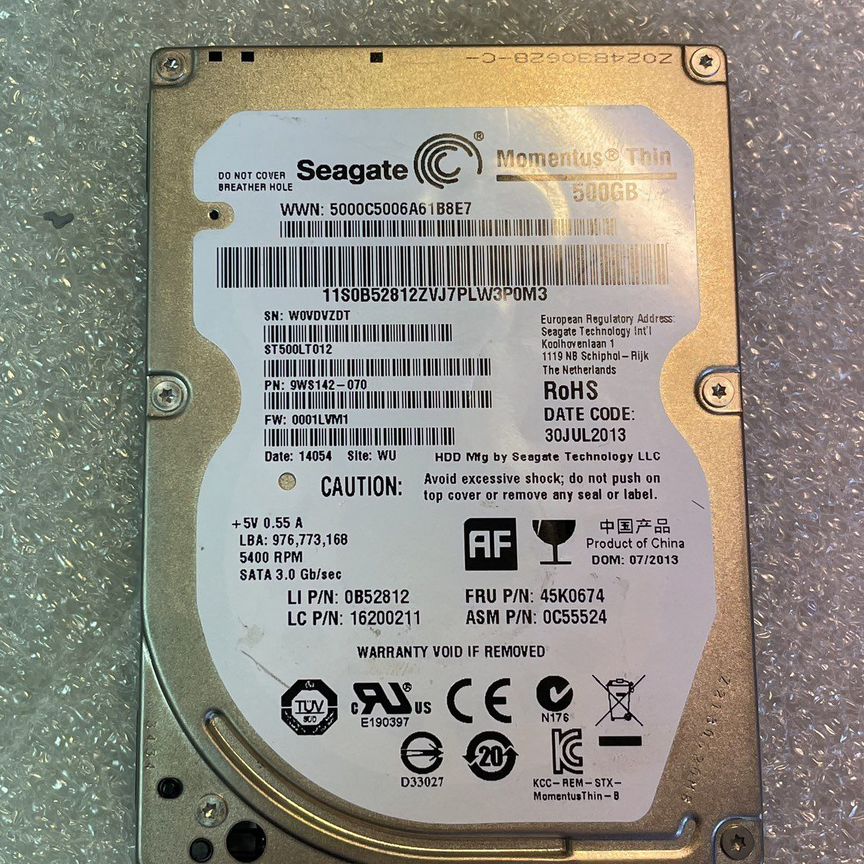 Жесткий диск seagate 500gb