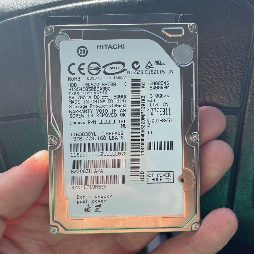 Жесткий диск hitachi 500gb