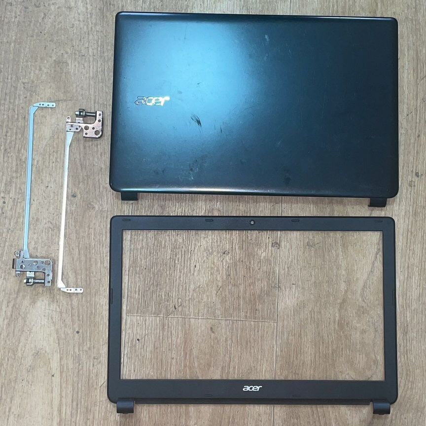 Крышка матрицы + рамка + петли acer e1-522