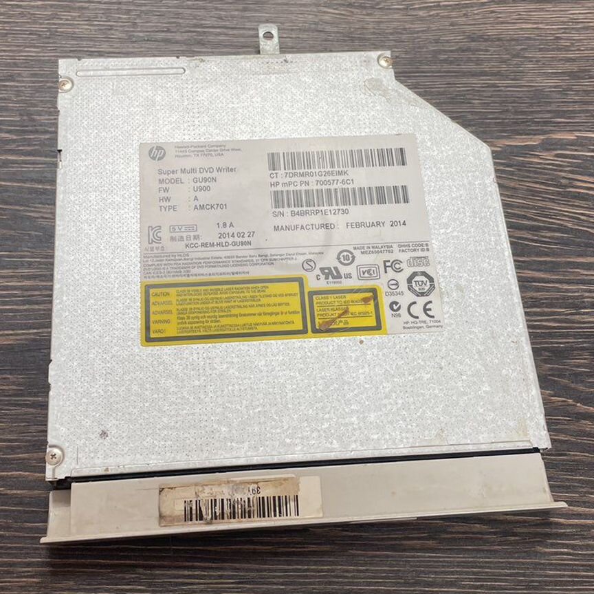 Привод DVD-RW HP Pavilion 15-p101nr