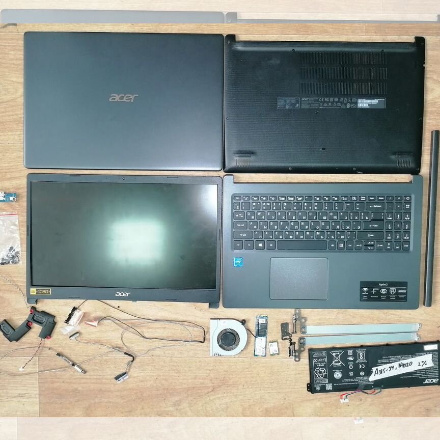 Acer A315-34 Разбор Ремонт Запчасти