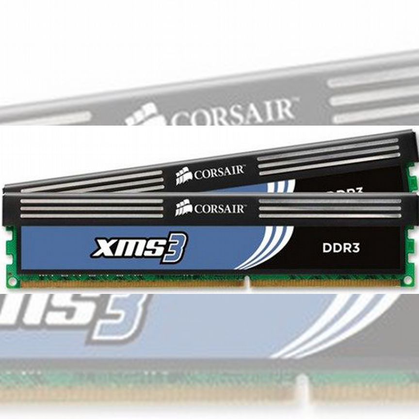 Оперативная память Corsair 4 гб 2 гб x 2 шт. DDR3