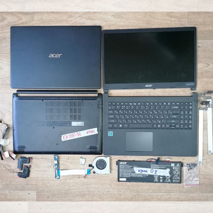 Acer Extensa EX215-31 Разбор Ремонт Запчасти