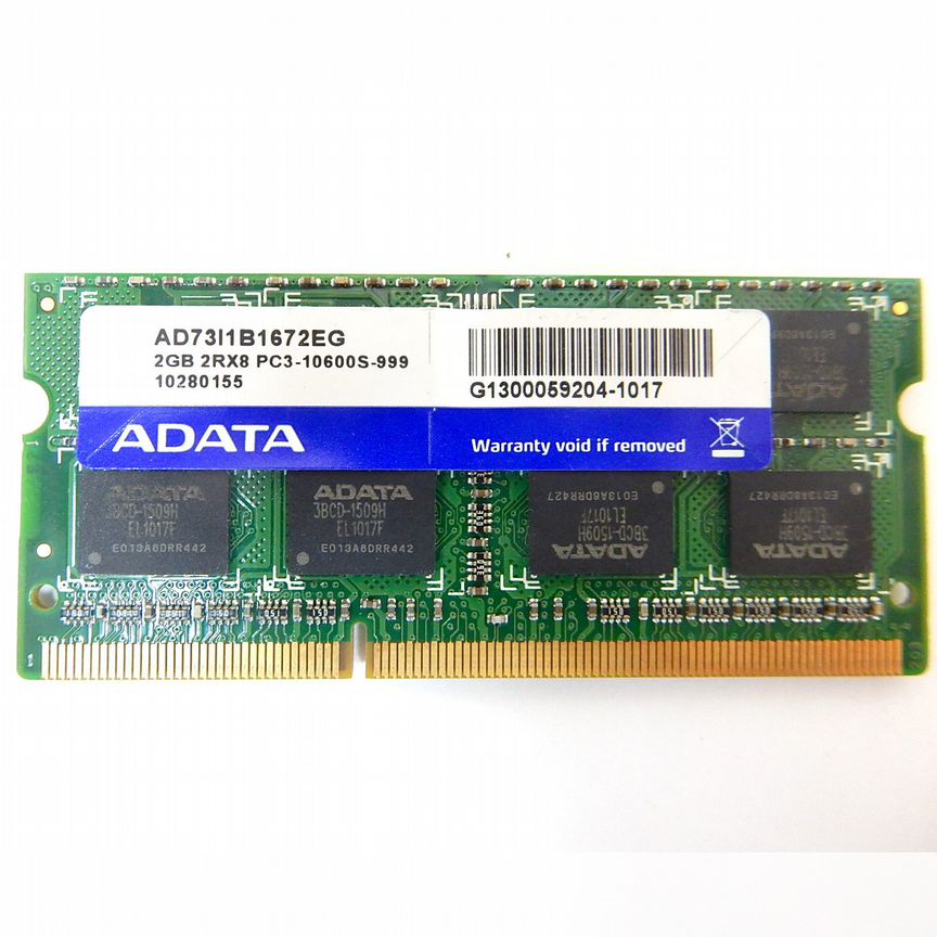 Оперативная память adata sodimm 2Gb DDR3