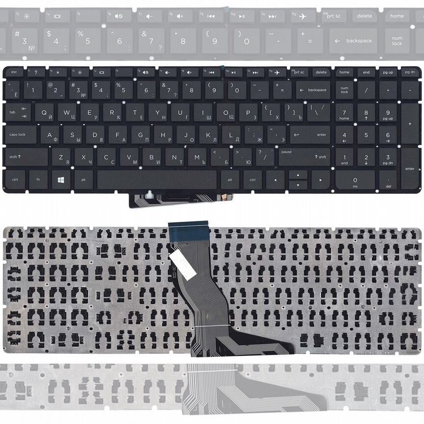 Клавиатура новая ноутбука HP Pavilion 15-ab 15-bs