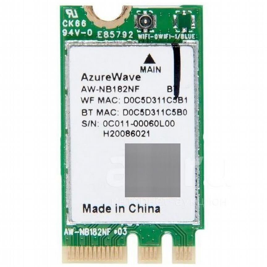 Wi-Fi модуль для ноутбука Asus D540 D540n AW-NB182