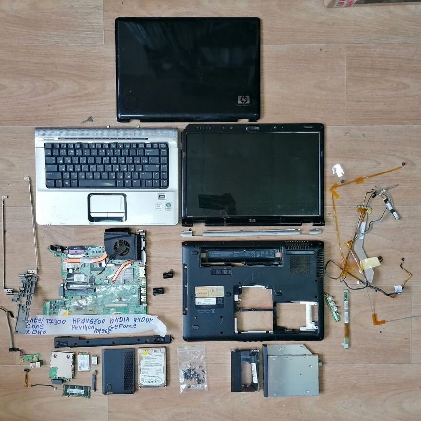 HP DV6500 Разбор, Ремонт, Запчасти