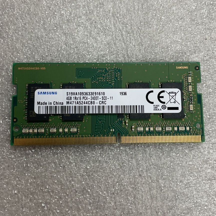 Оперативная память pc4 - 2400 4gb