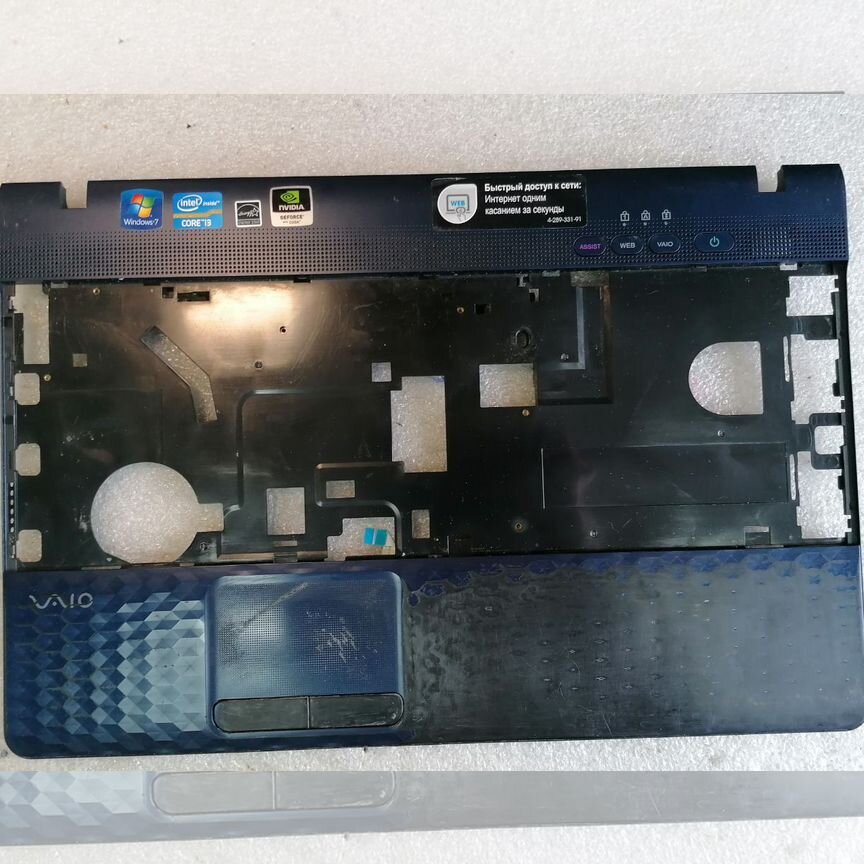 Топкейс и тачпад для Sony vpceh