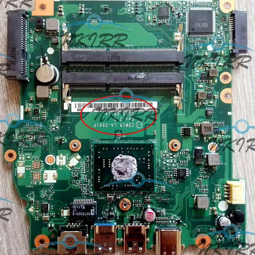Материнская плата LA-D661P A4-7210U